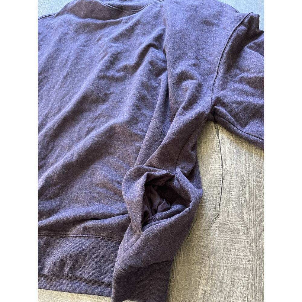 Athleta Balance Cinch Violet Sweatshirt Tunic Long Sleeve Turtleneck Size XL - Picture 5 of 11